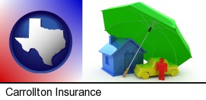 types of insurance in Carrollton, TX