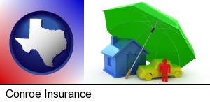 types of insurance in Conroe, TX