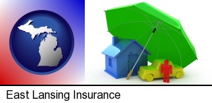 types of insurance in East Lansing, MI