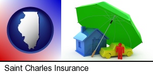 Saint Charles, Illinois - types of insurance