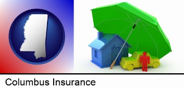 types of insurance in Columbus, MS